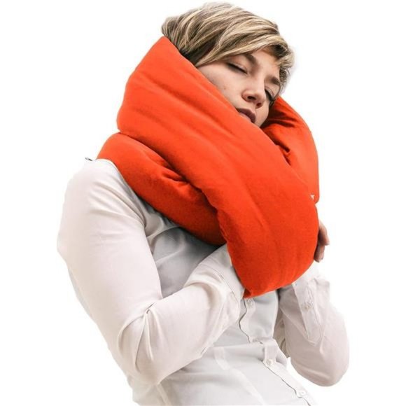 Infinity Pillow - Home Travel Soft Neck Scarf Support Sleep NWT - Picture 2 of 6